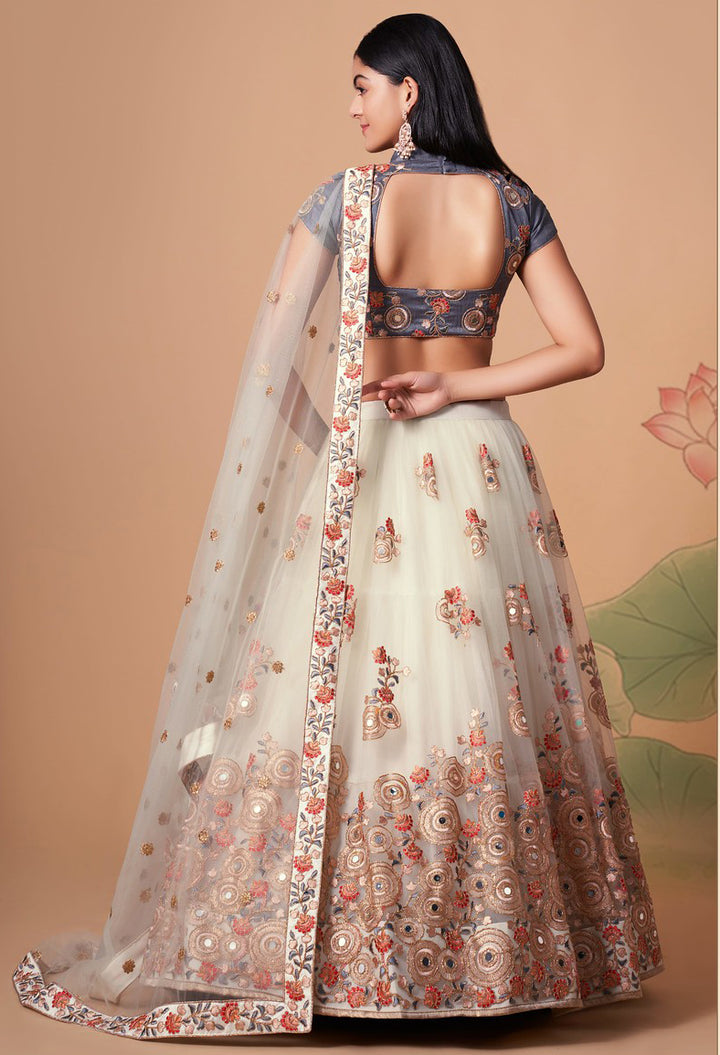 White Designer Lehenga Choli