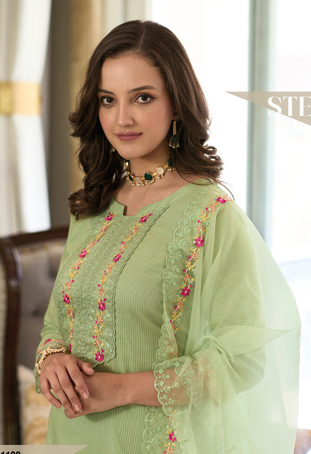 Readymade Green Grace Designer Indian Salwar Kameez