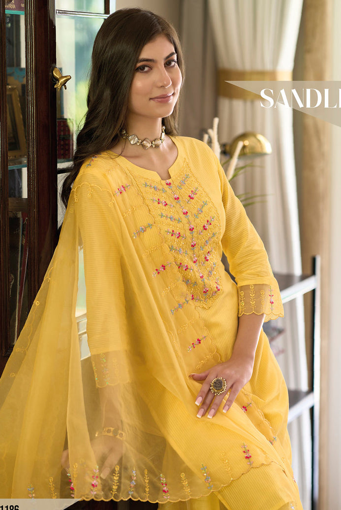 Radiant in Yellow Designer Indian Salwar Kameez