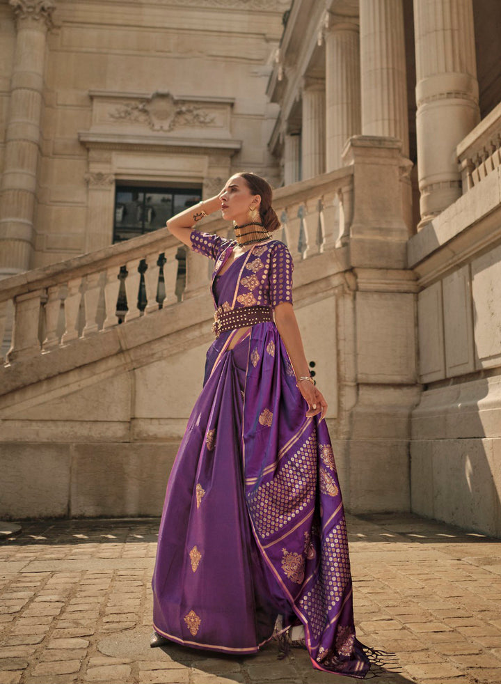 Radiate Elegance with Light Purple Indian Sarees