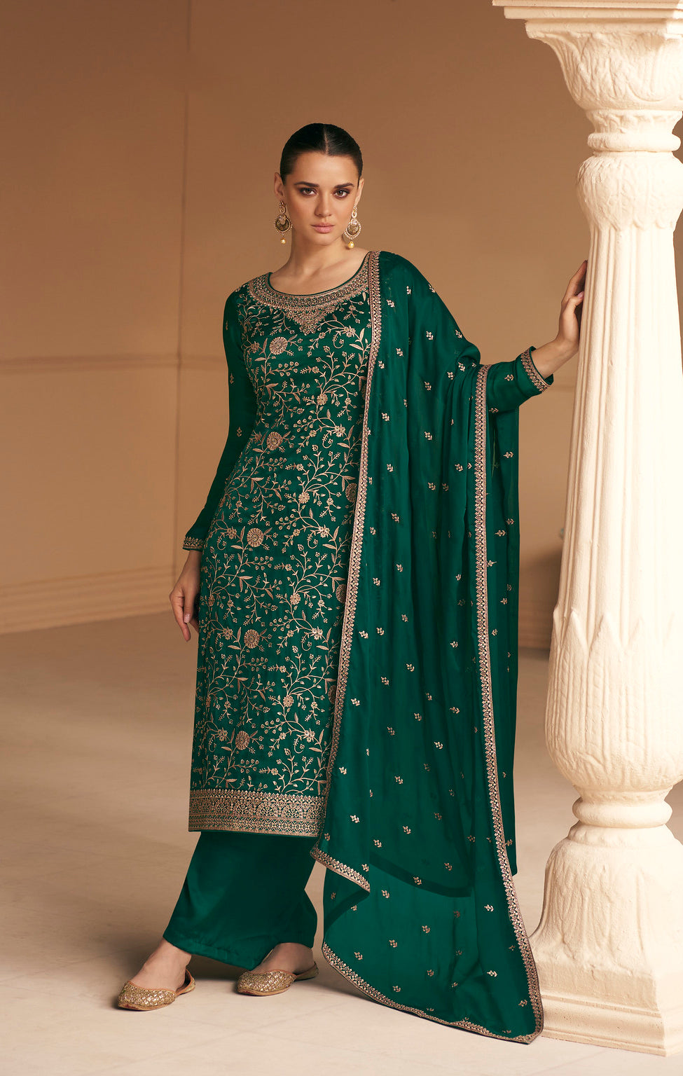 Enchanting Green Salwar Kameez
