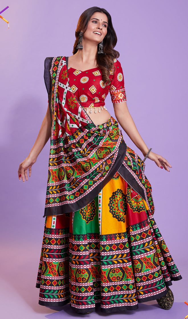 Elegant Red Lehenga Choli