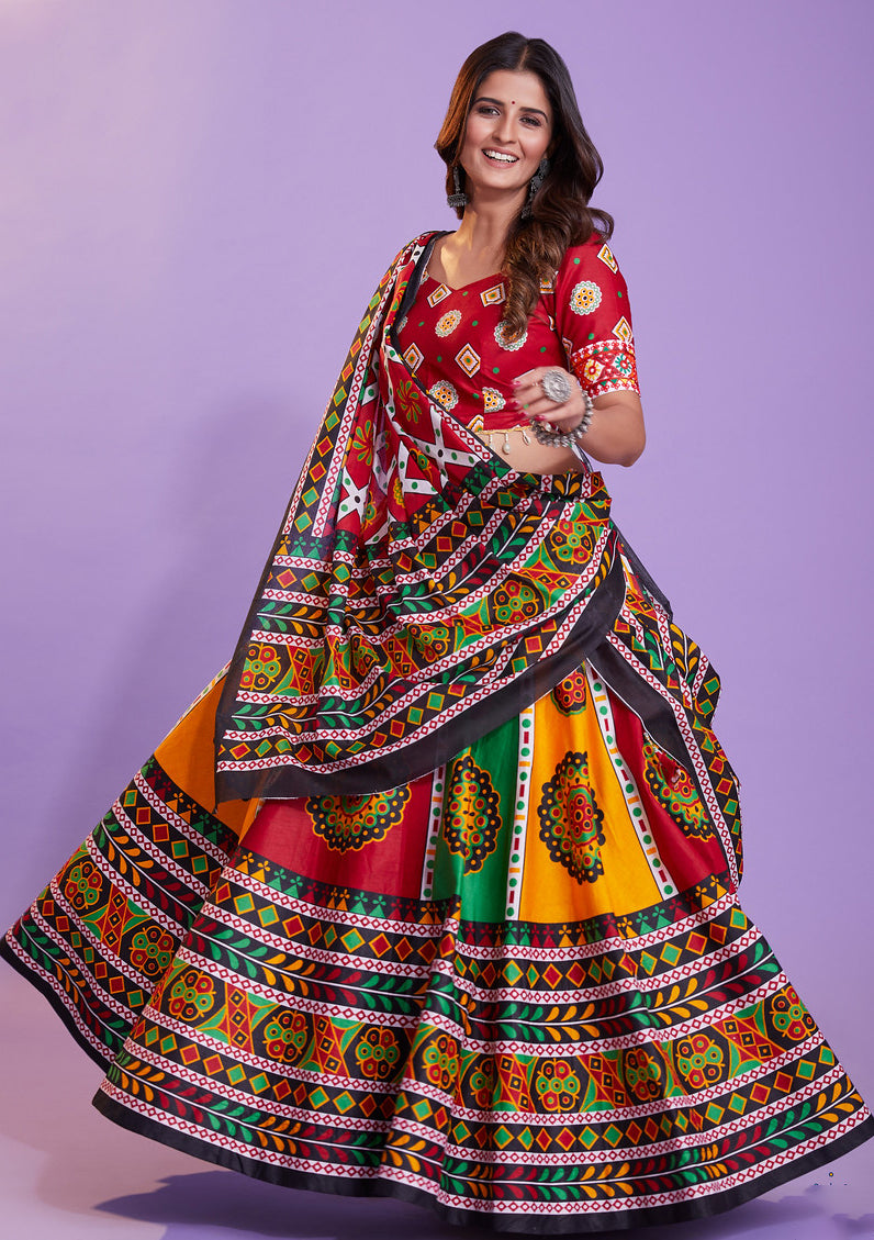 Elegant Red Lehenga Choli