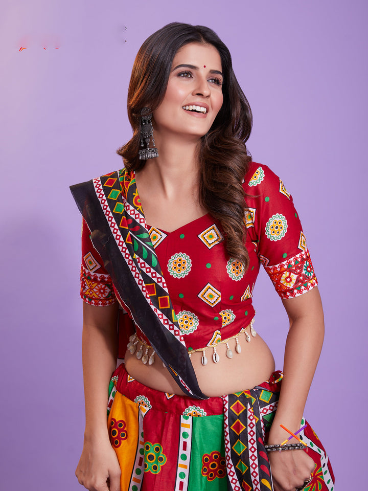 Elegant Red Lehenga Choli