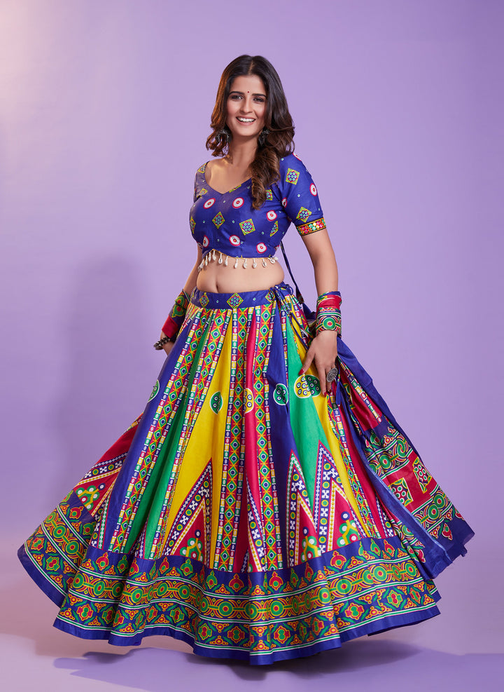 Stunning Blue Lehenga Choli