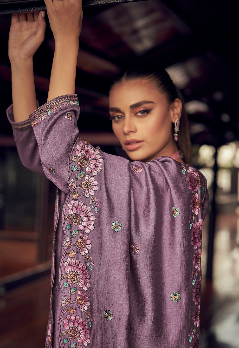 Regal Purple Premium Silk Indian Salwar Kameez