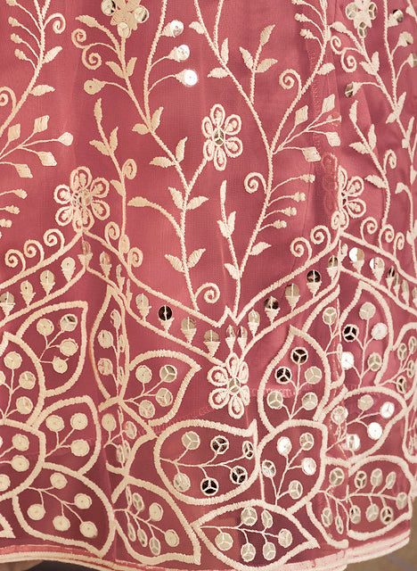 Elegant Light Pink Designer Gown