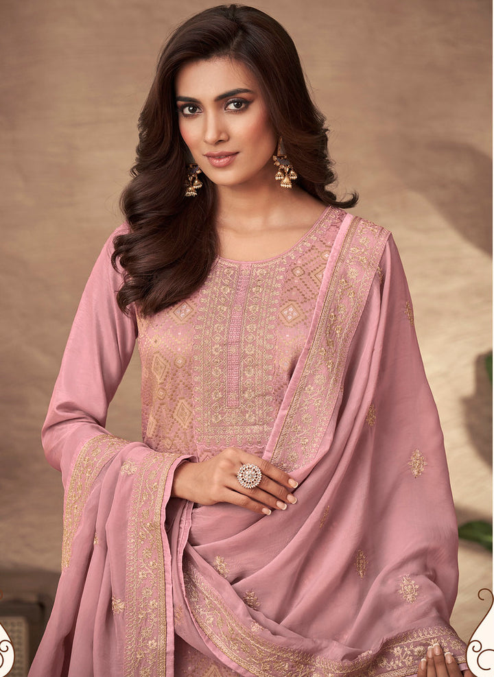 Radiant in Pink Designer Salwar Kameez