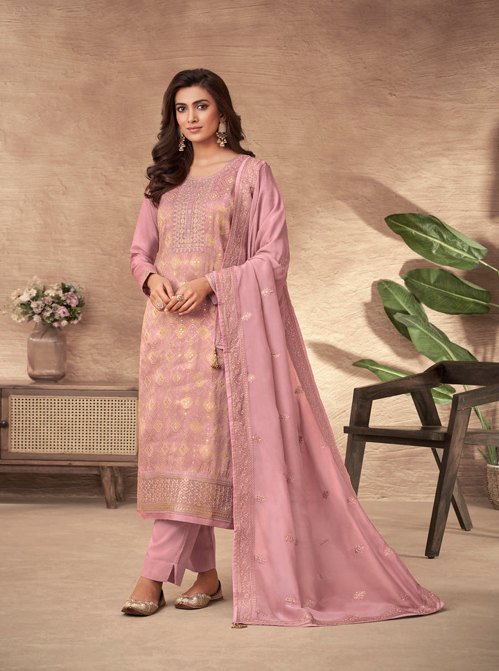 Radiant in Pink Designer Salwar Kameez