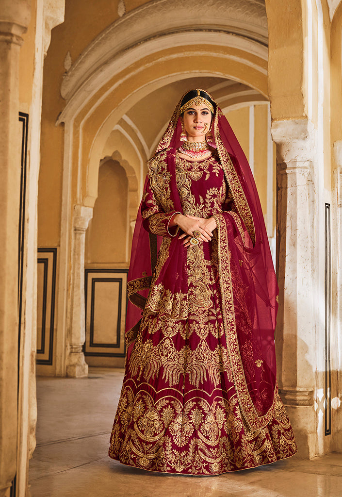 Red Designer Lehenga Choli
