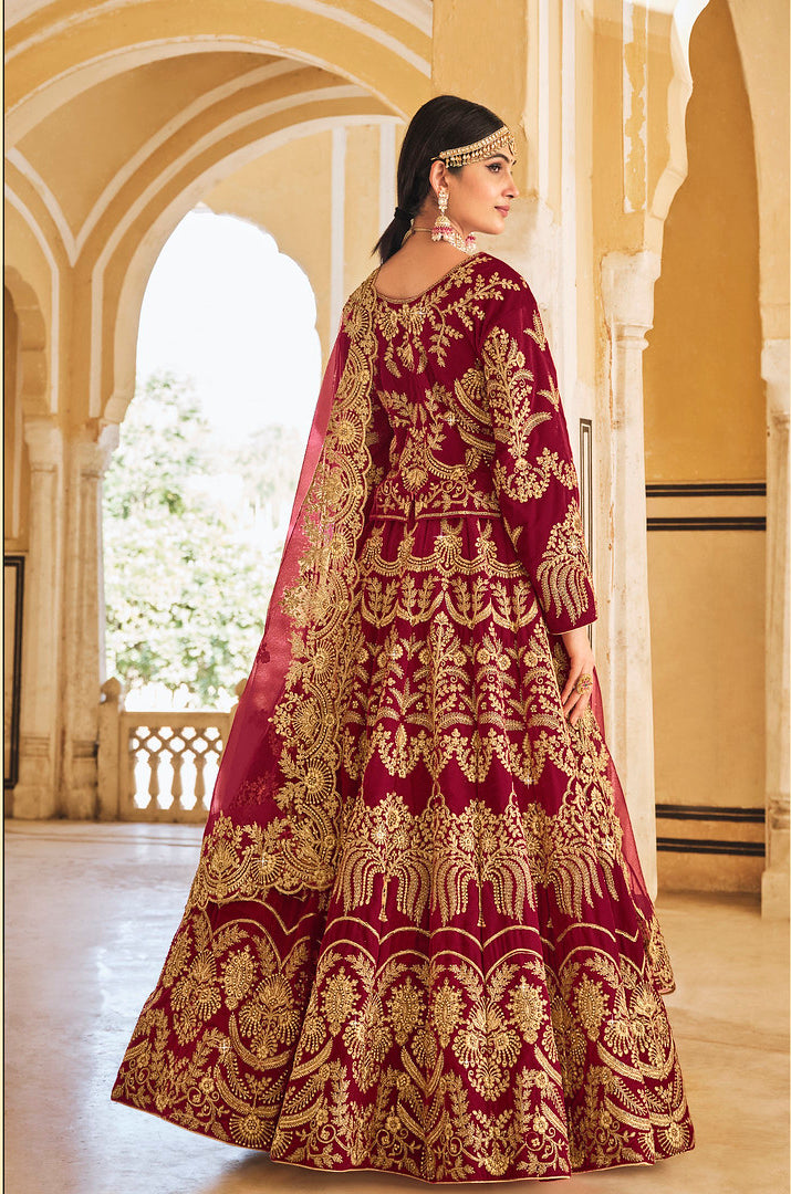 Red Designer Lehenga Choli