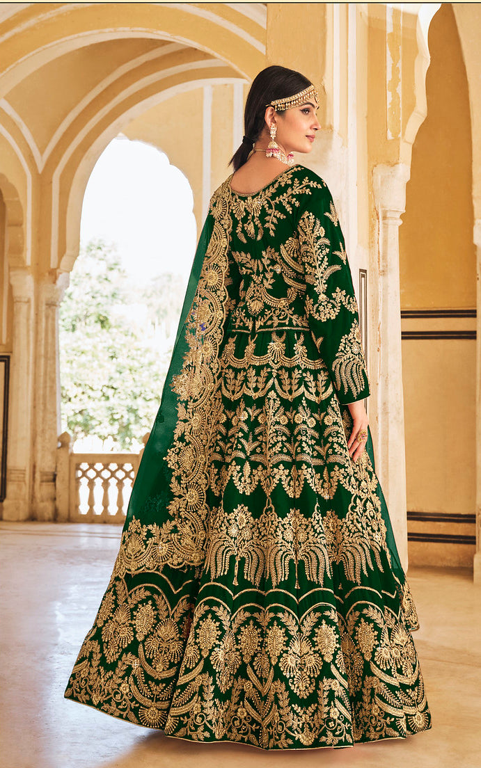 Green Designer Lehenga Choli