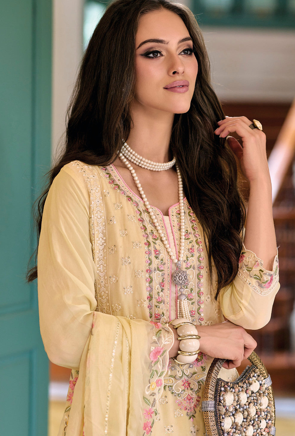 Readymade Radiant Yellow Salwar Kameez