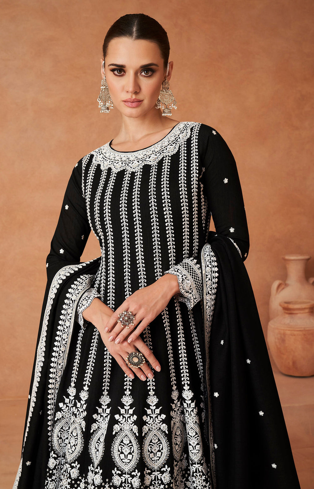 Readymade Timeless Black Beauty Designer Salwar Kameez