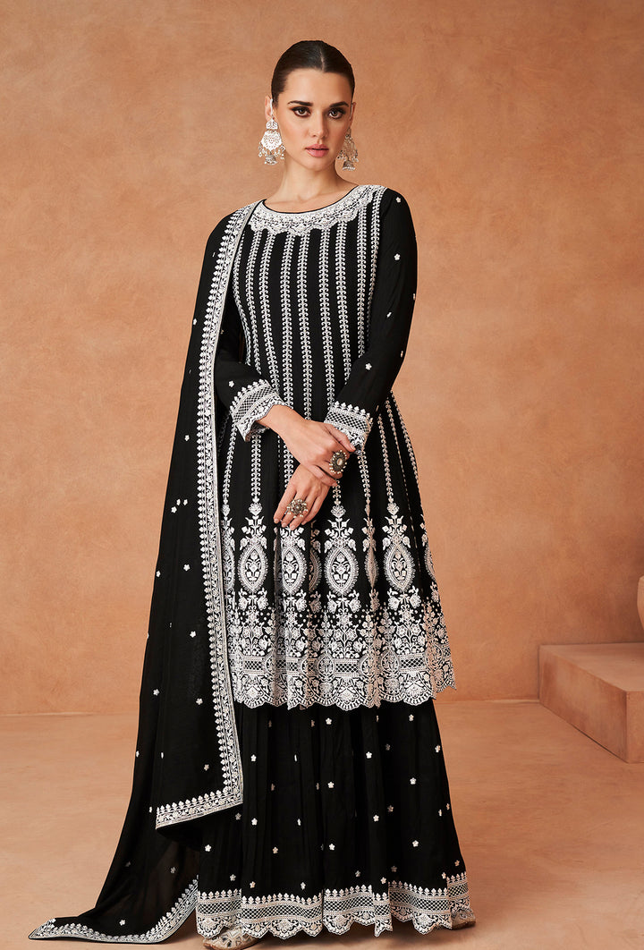 Readymade Timeless Black Beauty Designer Salwar Kameez