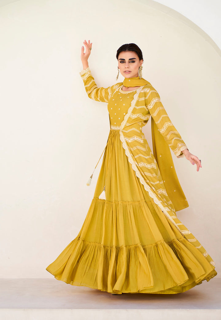 Radiant Yellow Anarkali