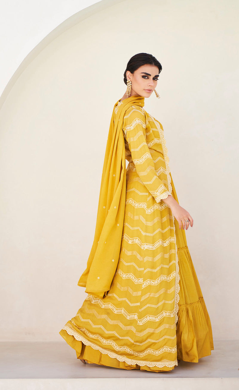 Radiant Yellow Anarkali