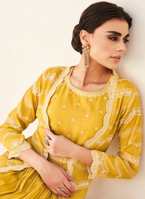 Radiant Yellow Anarkali