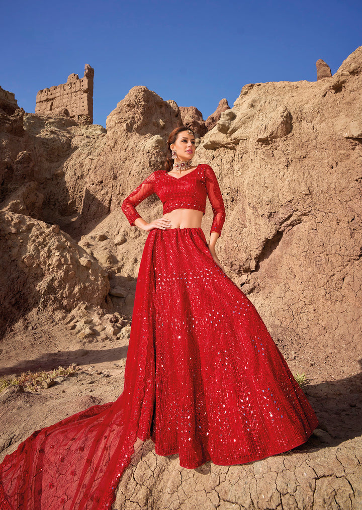 Regal Red Indian Lehenga Choli