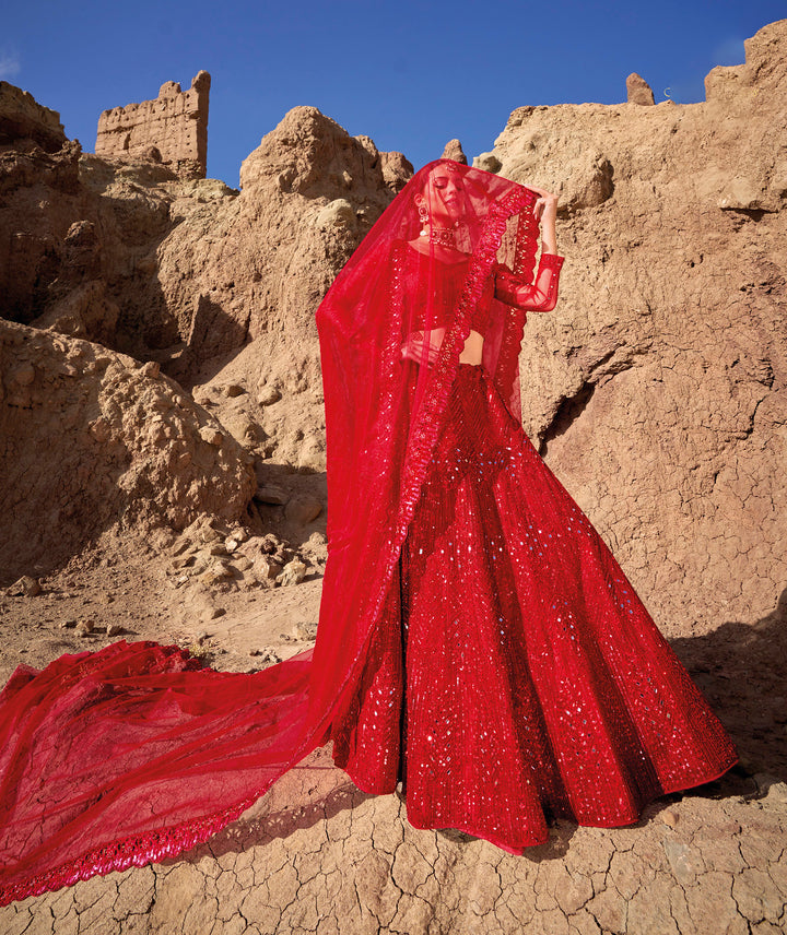 Regal Red Indian Lehenga Choli