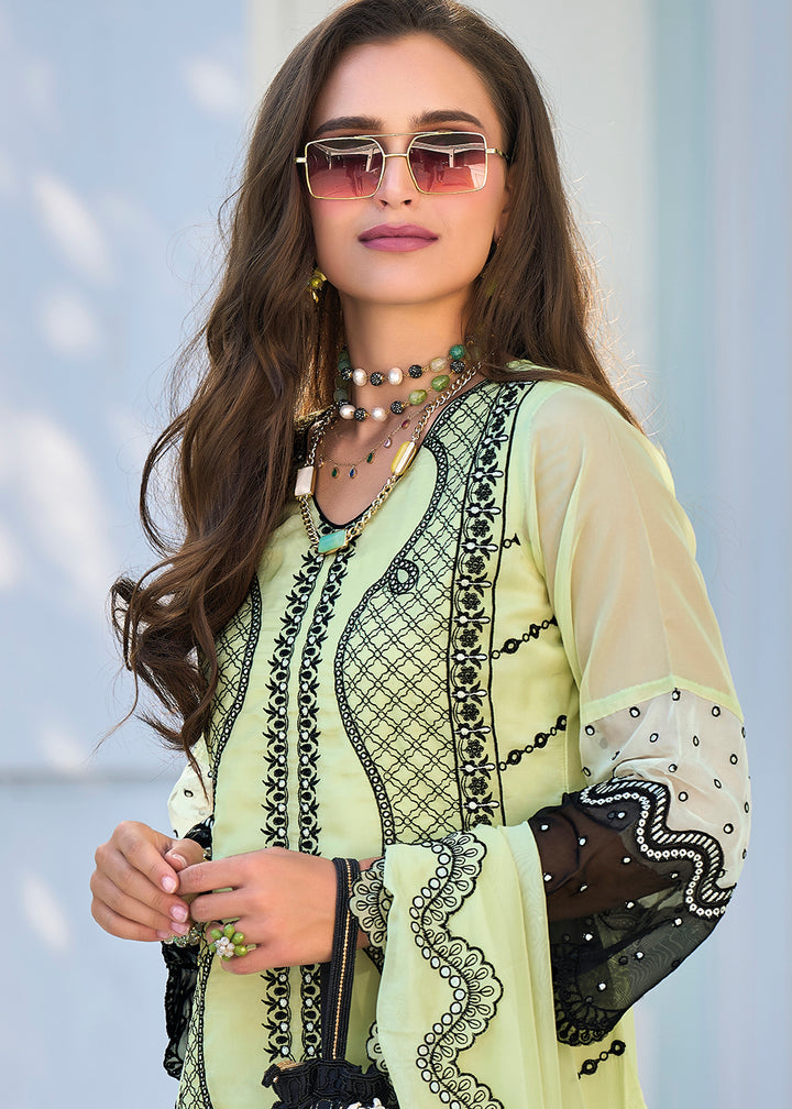 Readymade Stunning Mint Designer Salwar Kameez