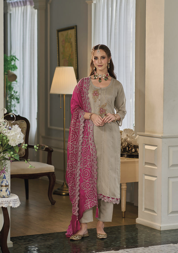 Readymade Designer Pink Salwar Kameez