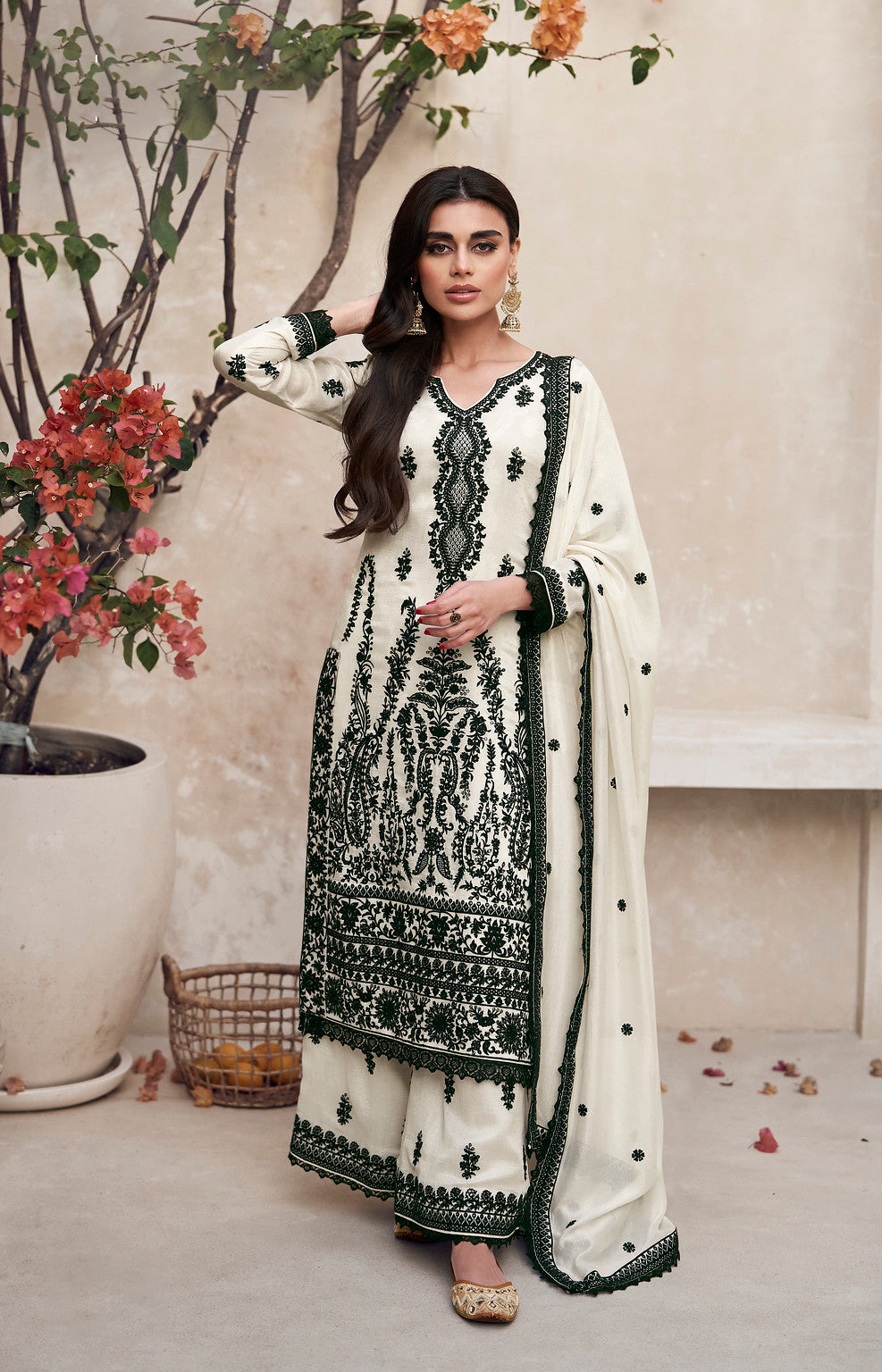 Timeless in White Designer Salwar Kameez