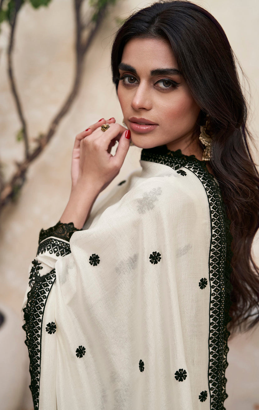 Timeless in White Designer Salwar Kameez