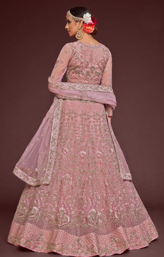 Radiant Pink Bridal Lehenga Choli