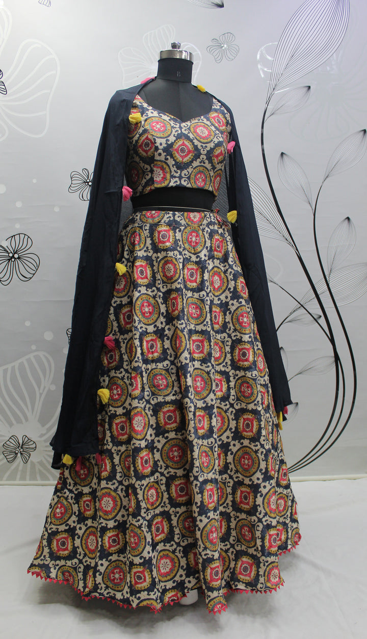 Timeless Navy Partywear Lehenga Choli