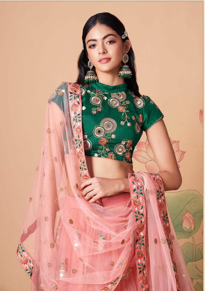 Light Pink Designer Lehenga Choli