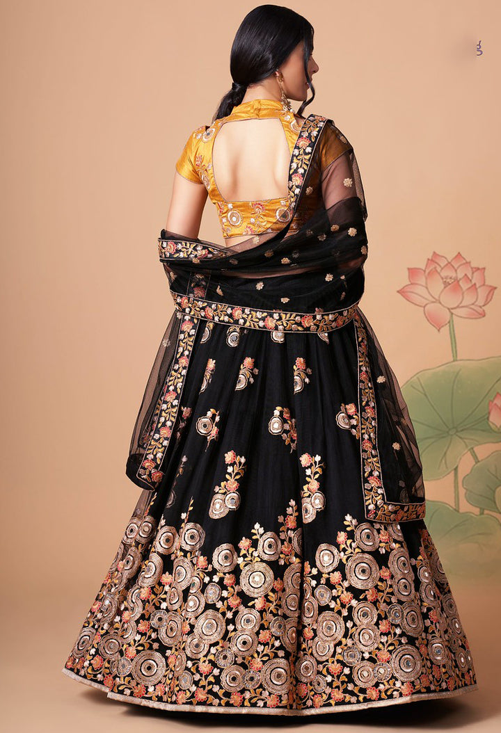 Black Designer Lehenga Choli