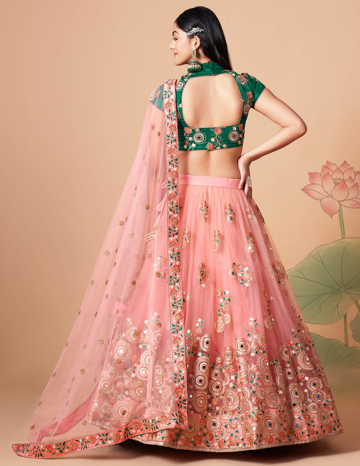 Light Pink Designer Lehenga Choli