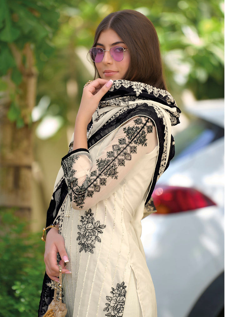 Designer Readymade Salwar Kameez in White