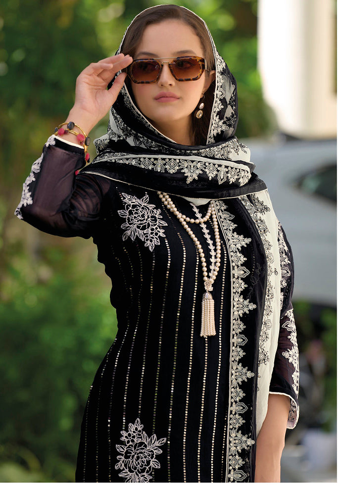 indian readymade salwar kameez in black