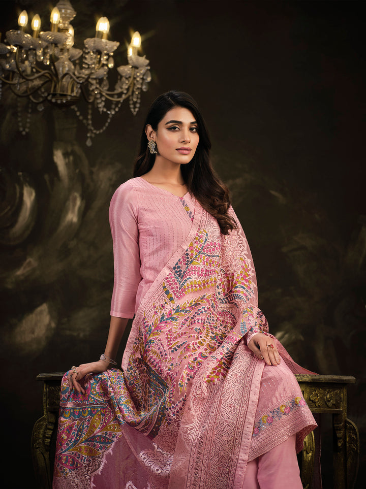 Elegant Pink Designer Salwar Suit