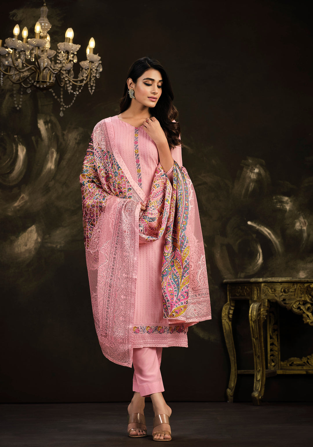 Elegant Pink Designer Salwar Suit