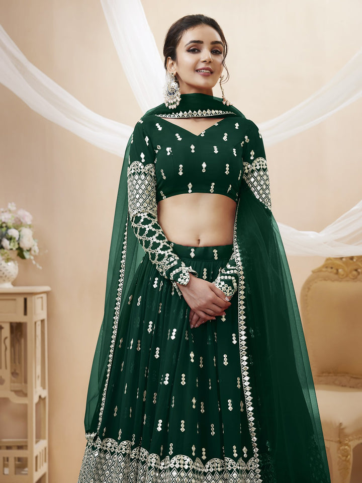 Green Enchantment Explore and Buy Indian Lehenga Choli