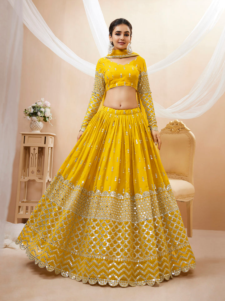 Sunny Radiance Yellow Lehenga Choli