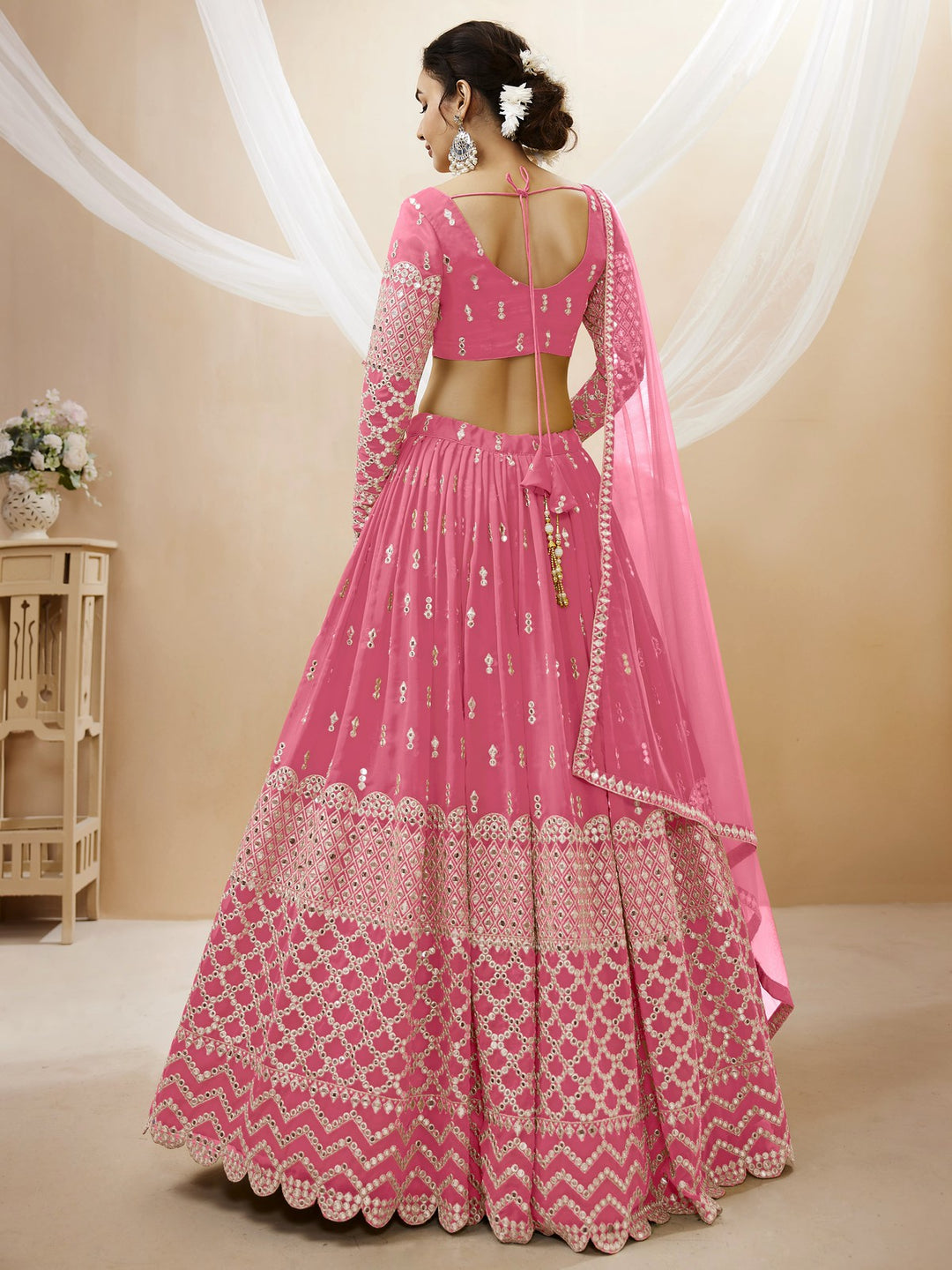 Elegance Light Pink Lehenga Choli