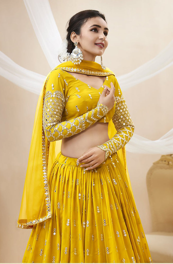 Sunny Radiance Yellow Lehenga Choli