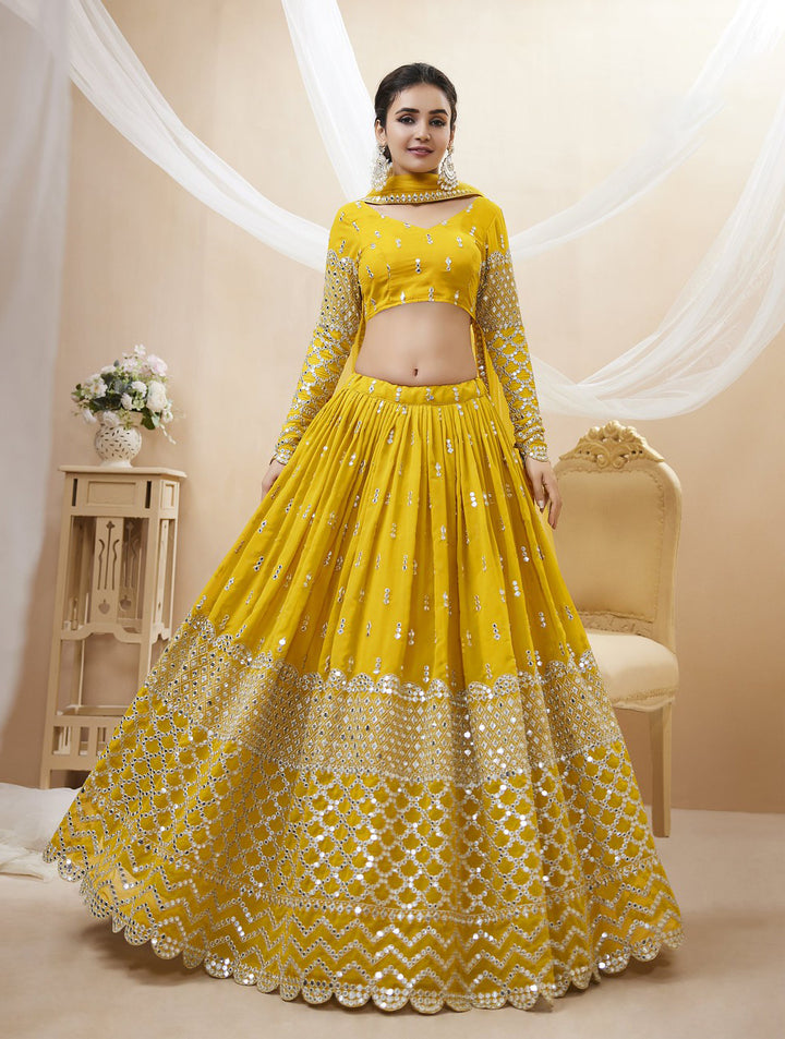 Sunny Radiance Yellow Lehenga Choli