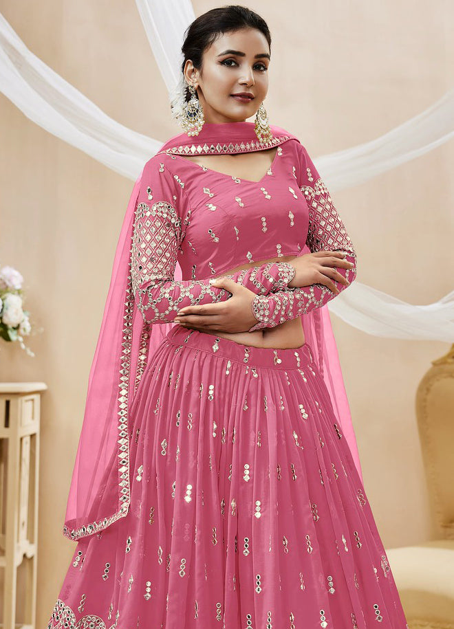 Elegance Light Pink Lehenga Choli