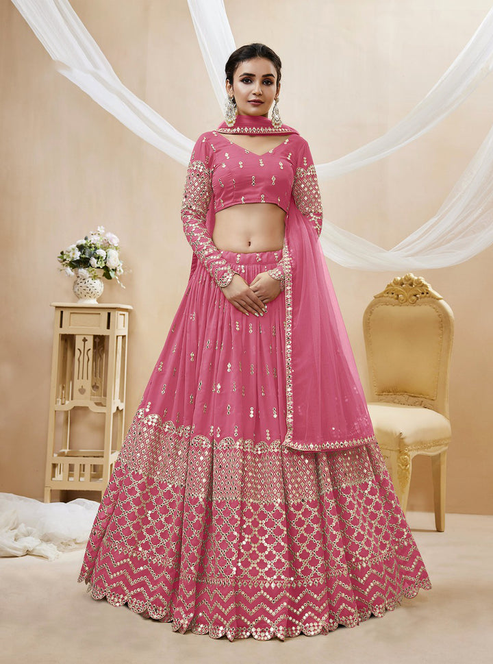 Elegance Light Pink Lehenga Choli