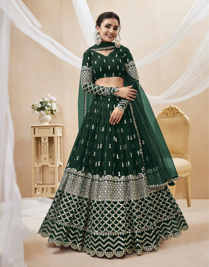 Green Enchantment Explore and Buy Indian Lehenga Choli