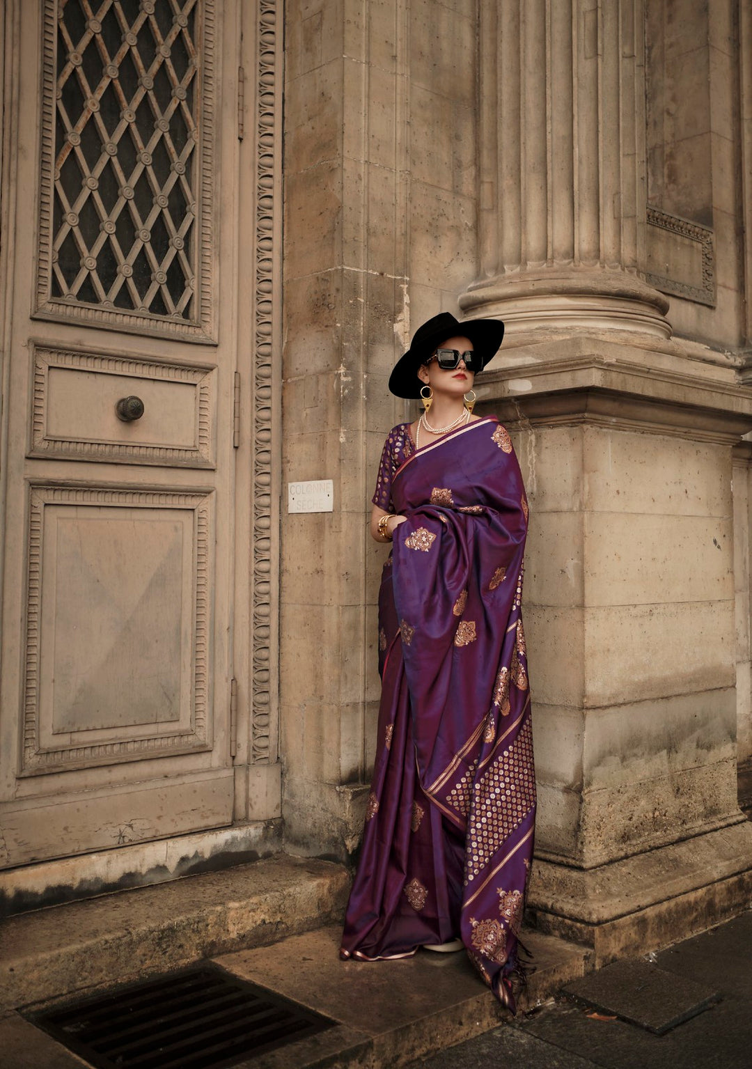 Elegance Redefined: Wine Indian Sarees