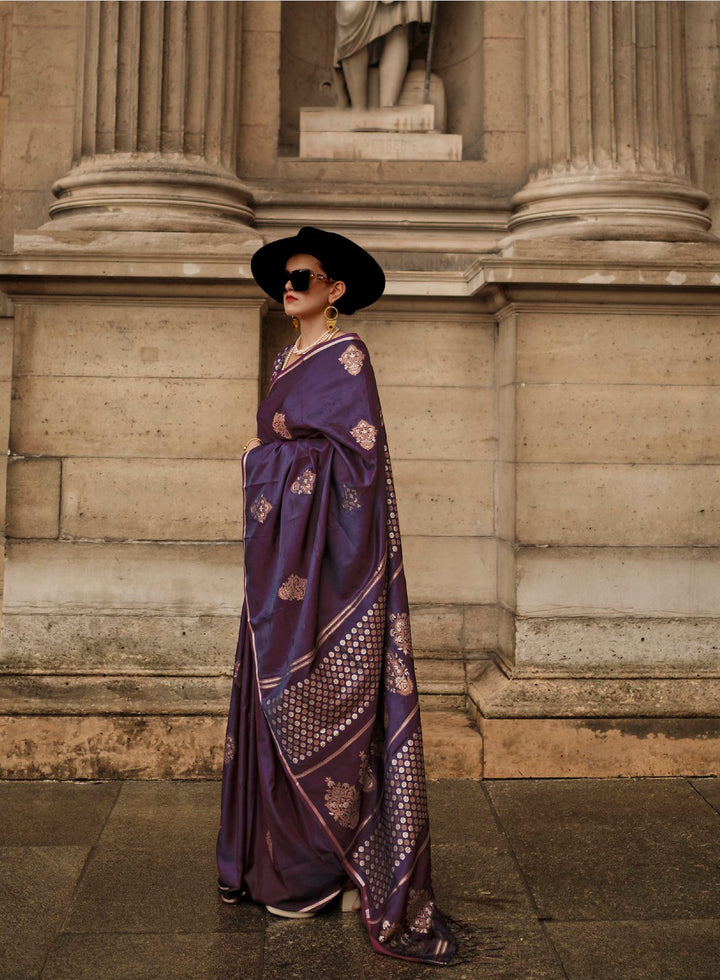 Elegance Redefined: Wine Indian Sarees