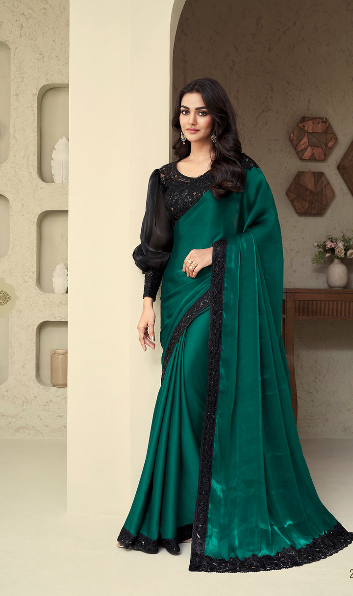 Rama Green Indian Saree