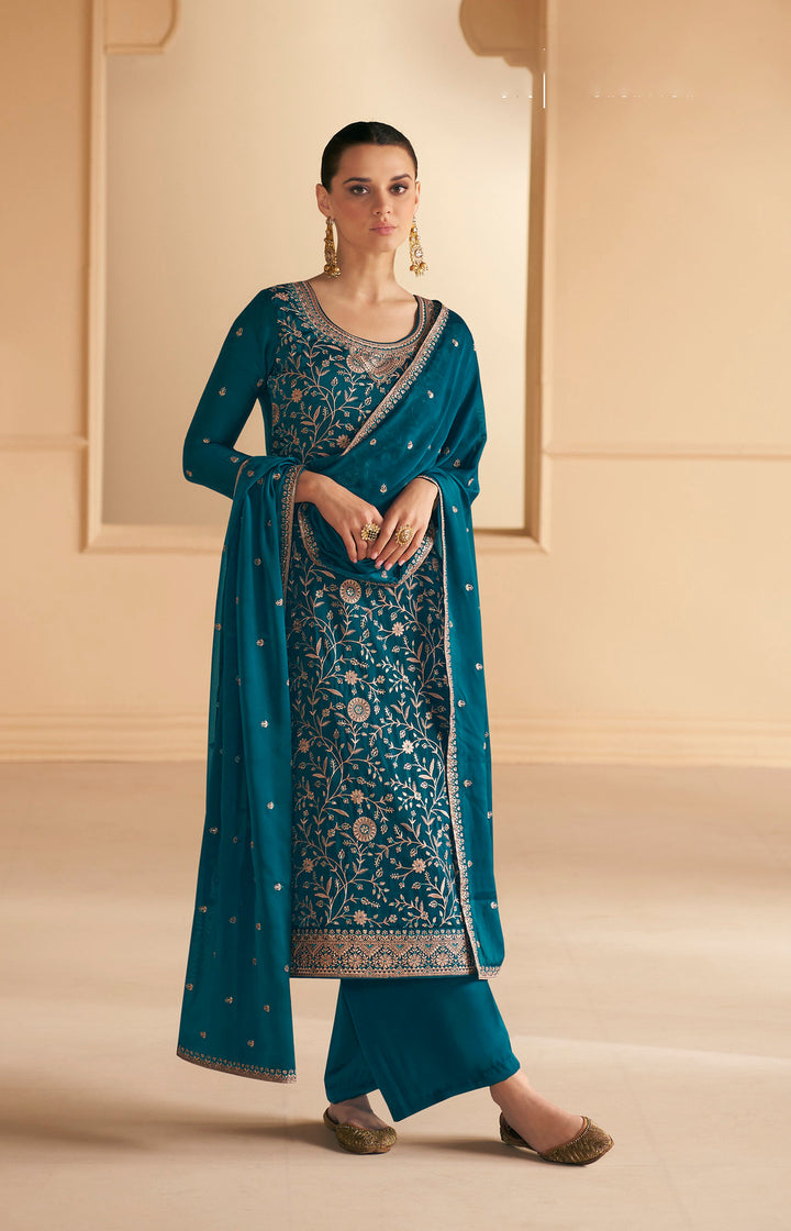 Designer Salwar Kameez in Blue