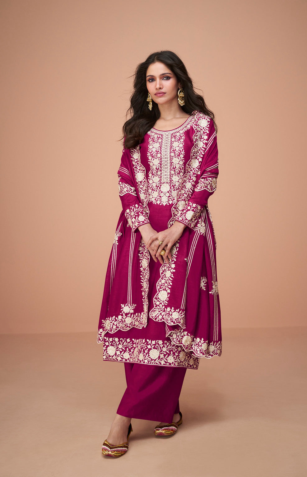 Indian Salwar Kameez Online in Pink Color